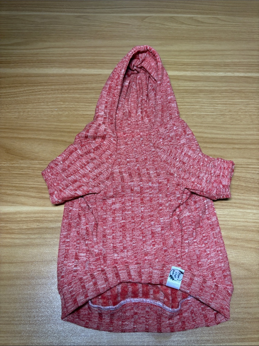 Heathered Rose Hooded Dog Sweater